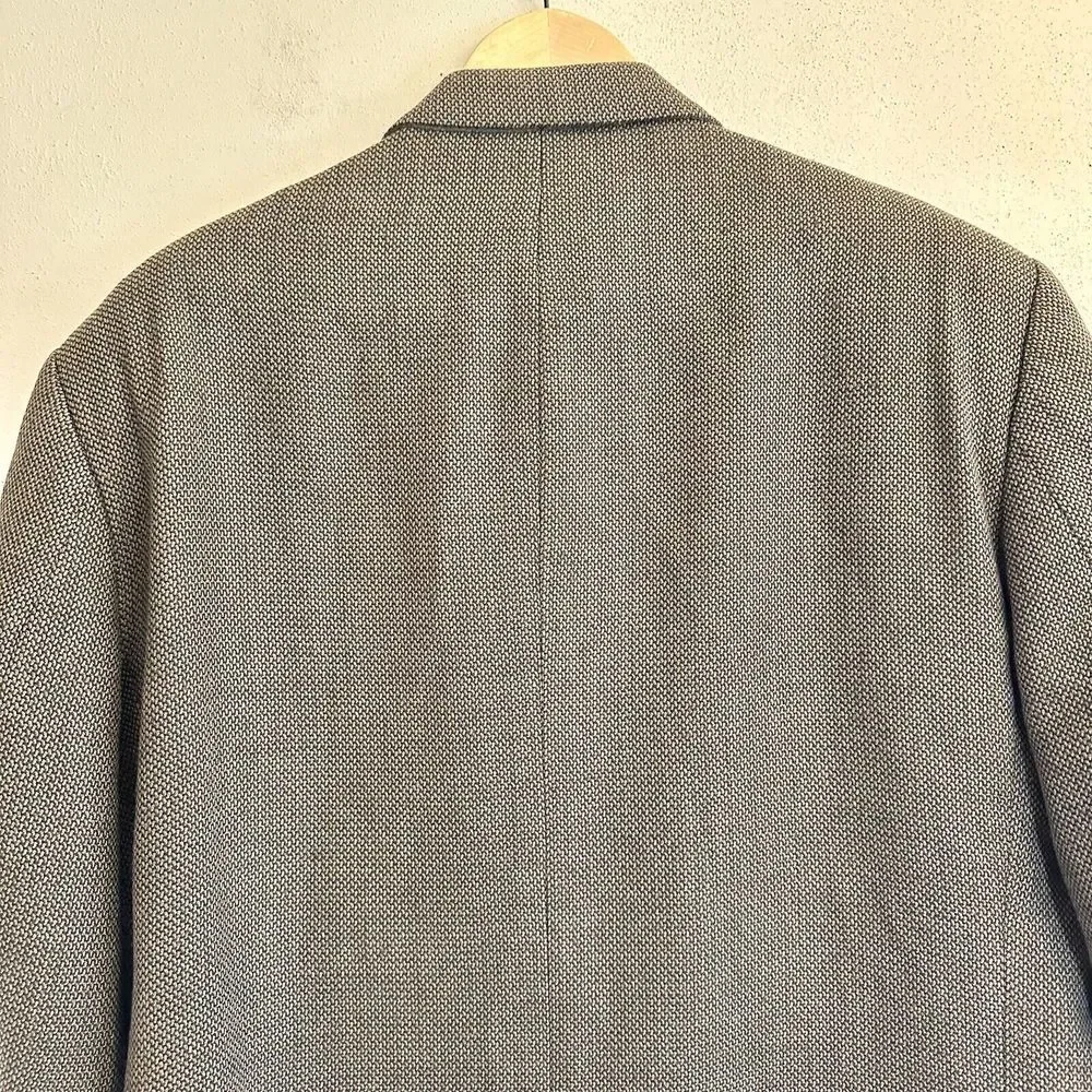 Versini Sport Coat Blazer Suit Jacket Silk/Wool Casual 2 Button Brown‎ Tan 46R